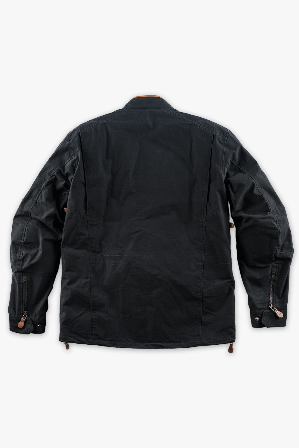mens moto65 suit black jacket back